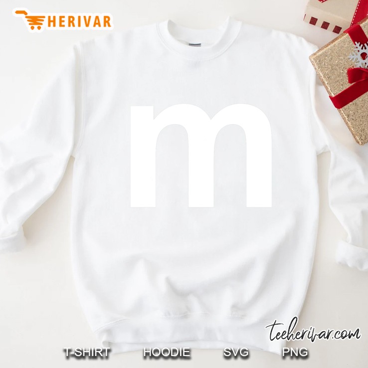 Letter M For Kids Lower Case Group Alphabet Colors Sweatshirt