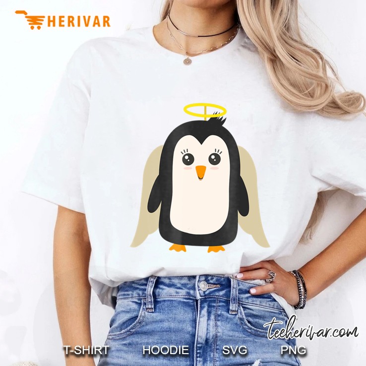 Penguin Angel - Winter And Ladies Tee