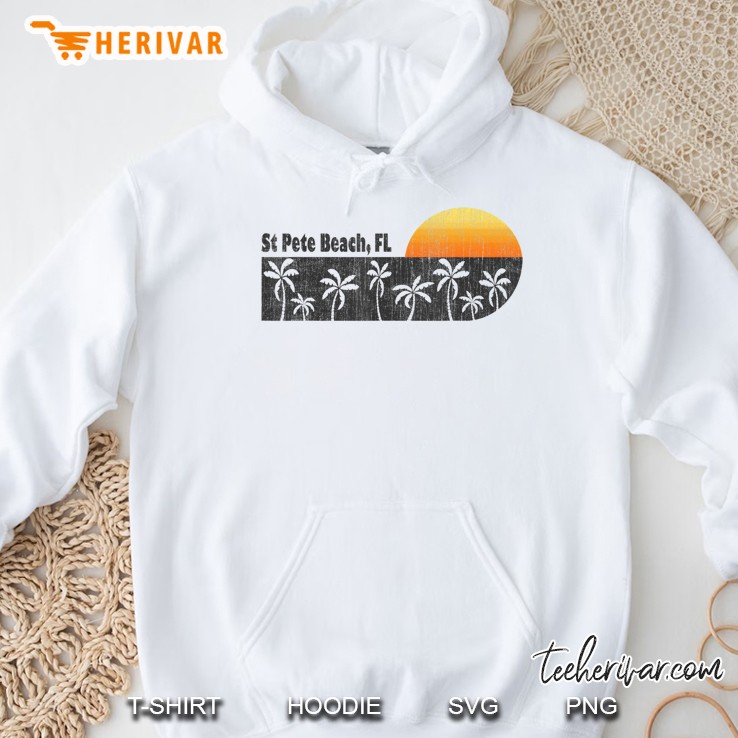 Retro St Pete Beach Florida Beach Hoodie