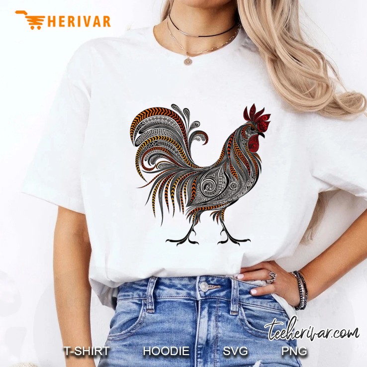 Beautiful Rooster Gift Hoodie