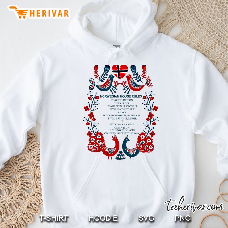 Norwegian House Rules Hoodie