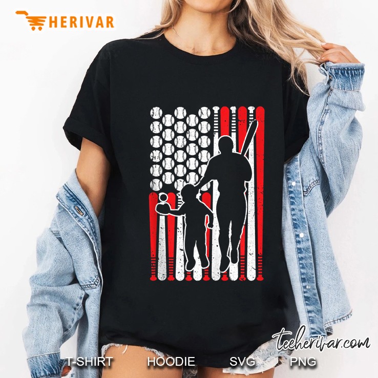 Baseball Shirt Matching Dad & Son Fathers Day Gift Baseball Ladies Tee