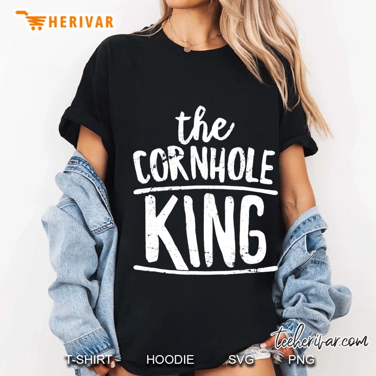 Cornhole King - Funny Bean Bag Toss 4Th Of July Ladies Tee