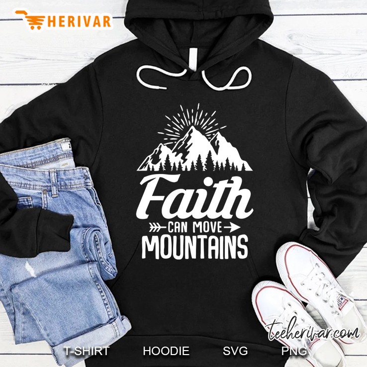 Faith Can Move Mountains Christian Bible Verse Religious Pullover Mugs