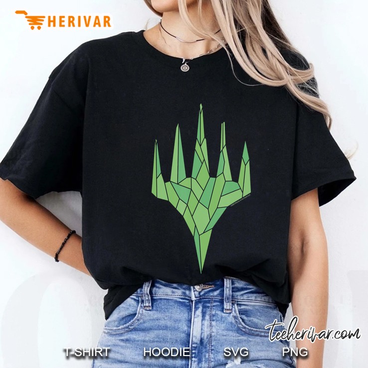 Magic The Gathering Green Crystal Hoodie