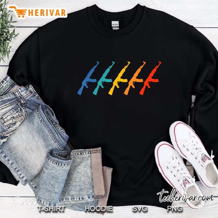 Mens Soviet Kalashnikov Ak-47 Retro Cccp Sweatshirt