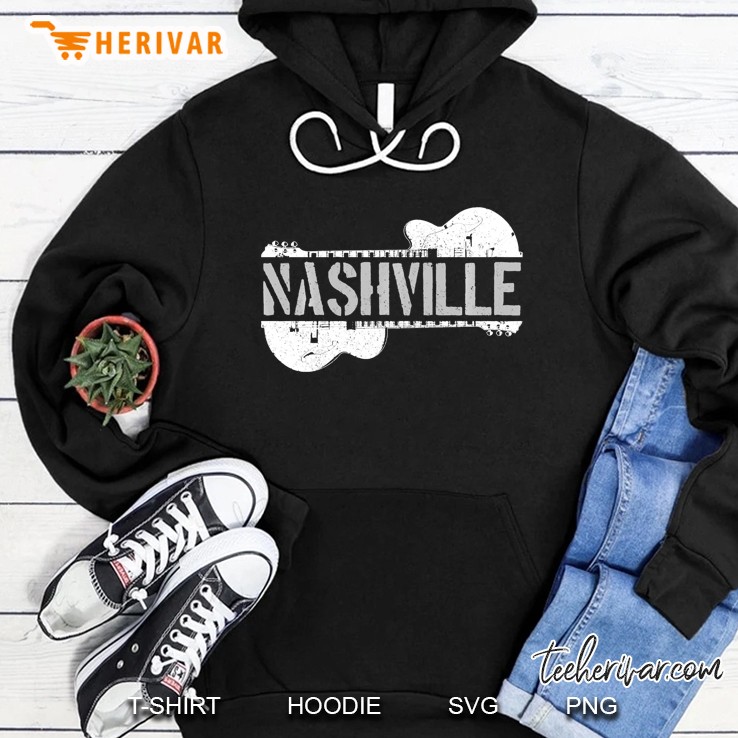 Nashville Guitar Tennessee Country Music City Guitarist Gift Pullover Mugs