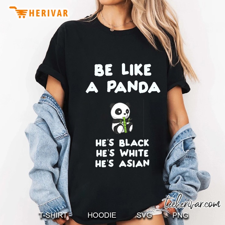 Panda Bear Mixed Race Hoodie