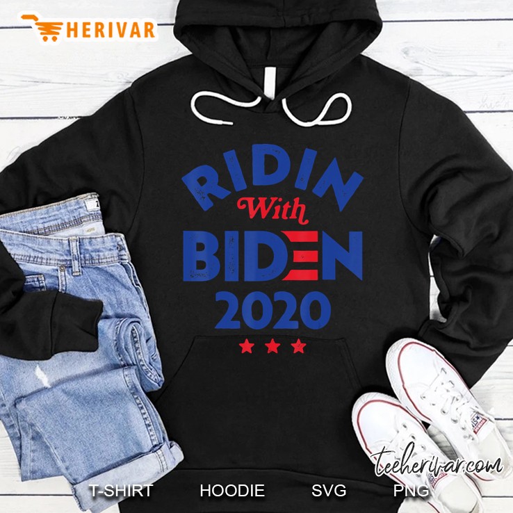 Ridin With Joe Biden 2020 President Us Presidential Election Hoodie