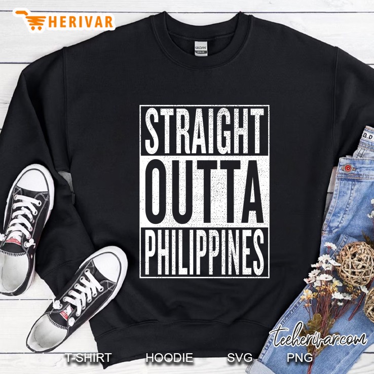 Straight Outta Philippines Travel Gift Idea Pullover Mugs