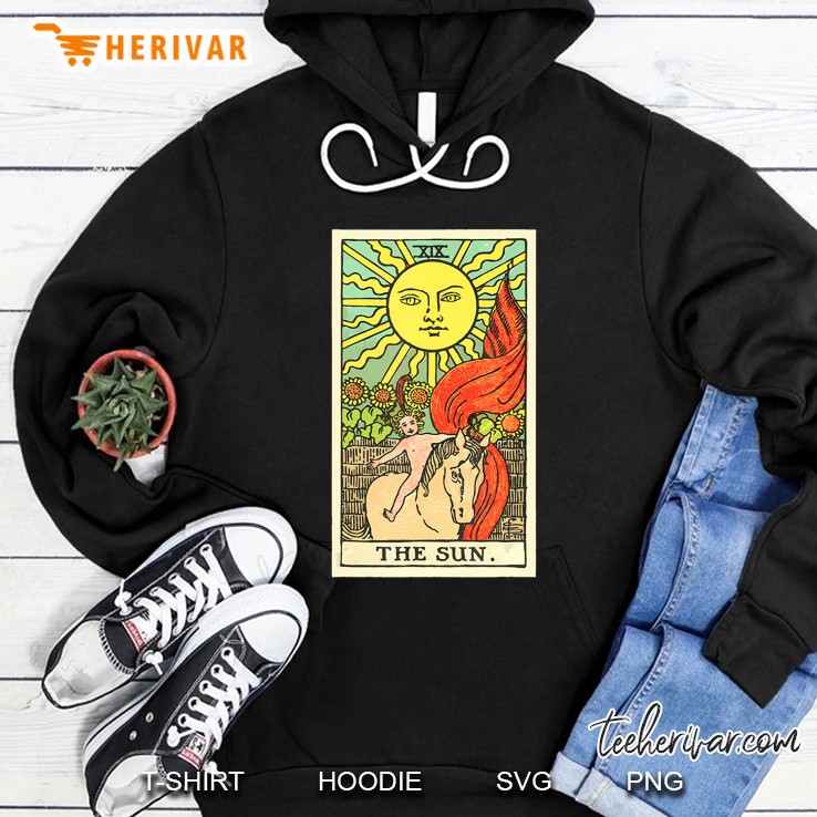 The Sun Tarot Card Xix Hoodie