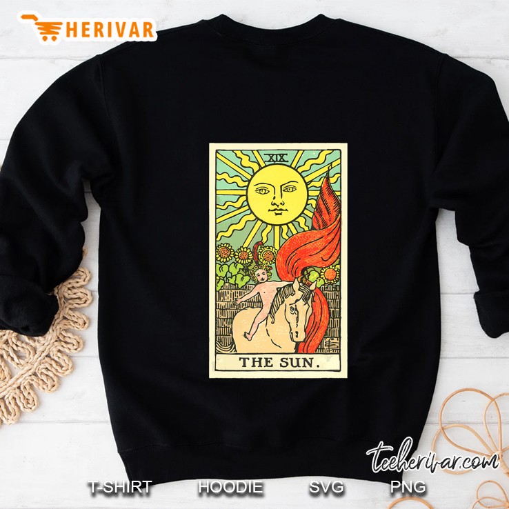 The Sun Tarot Card Xix Sweatshirt