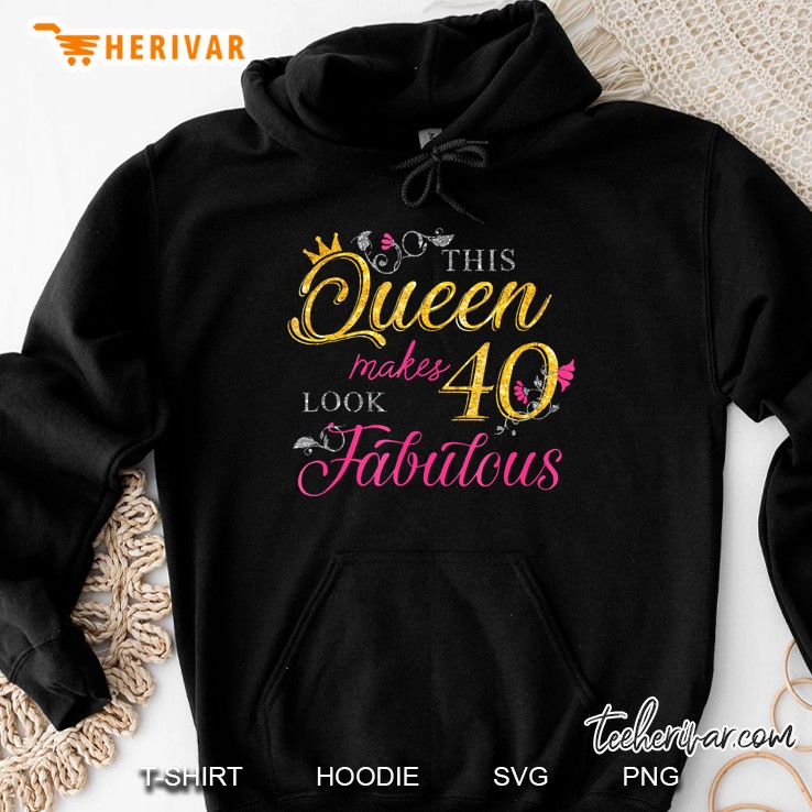 This Queen Makes 40 Look Fabulous - Funny 40Th B-Day Gift Mugs