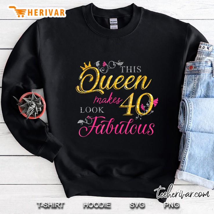 This Queen Makes 40 Look Fabulous - Funny 40Th B-Day Gift Mugs