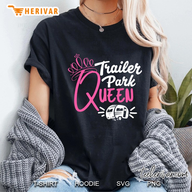 Trailer Park Queen Premium Ladies Tee