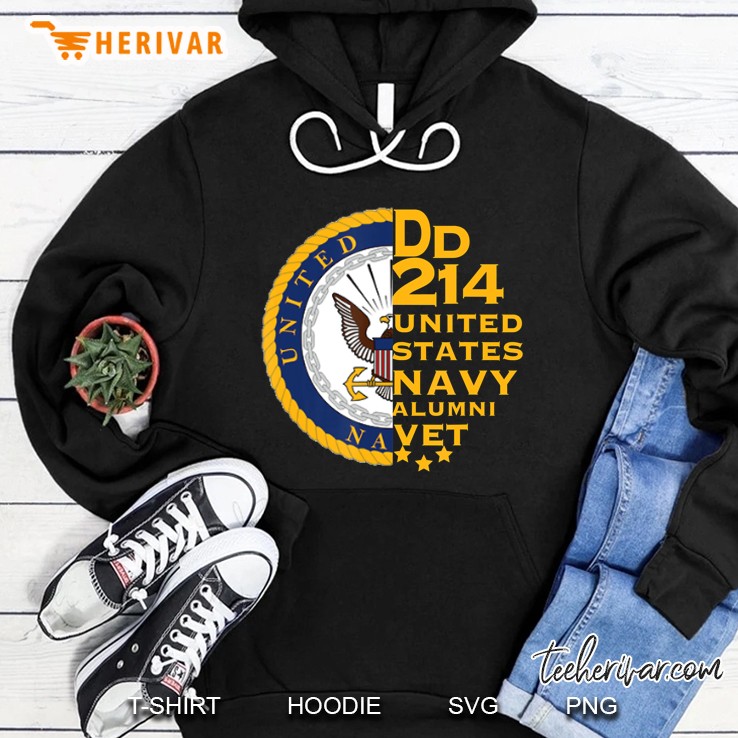 U.S. Navy Veteran Dd214 Alumni Dd-214 Military Logo 2020 Ver2 Hoodie