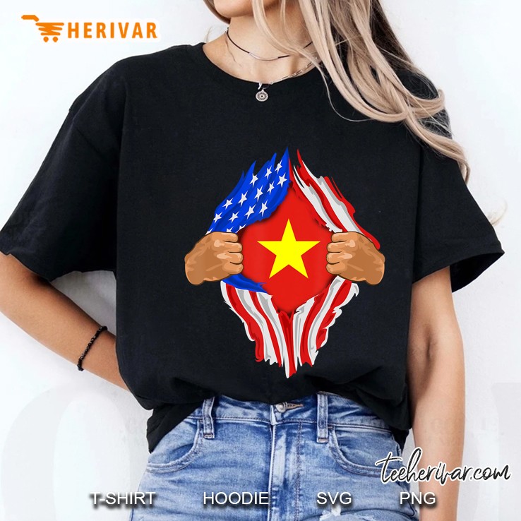 Vietnamese Blood Inside Me Vietnam Flag Gift Hoodie