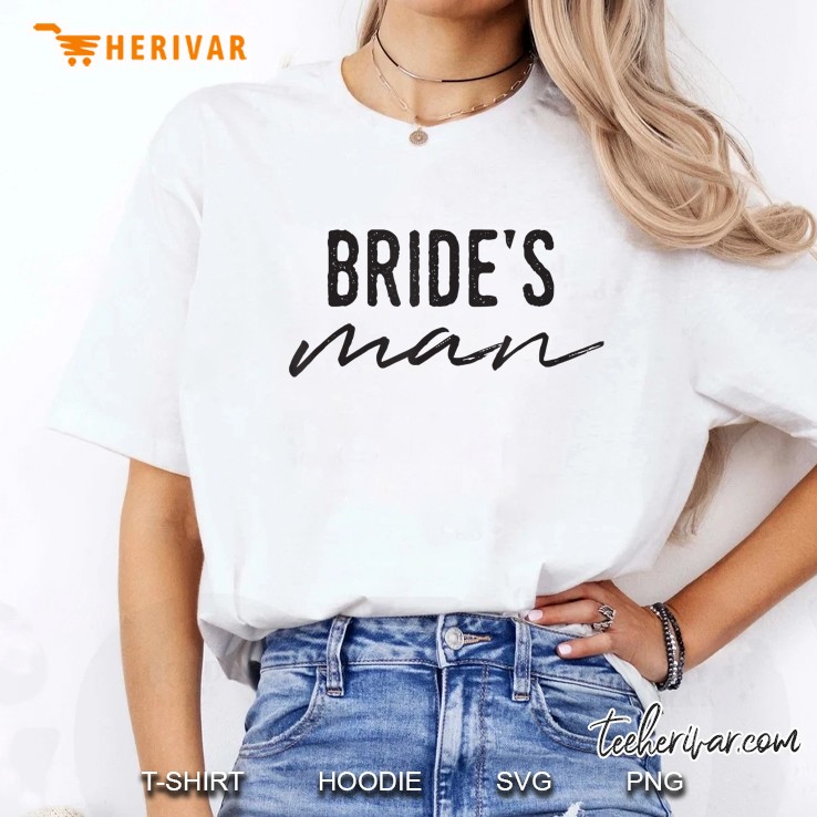 Bridesman Matching Wedding For Male Attendant To Bride Ladies Tee
