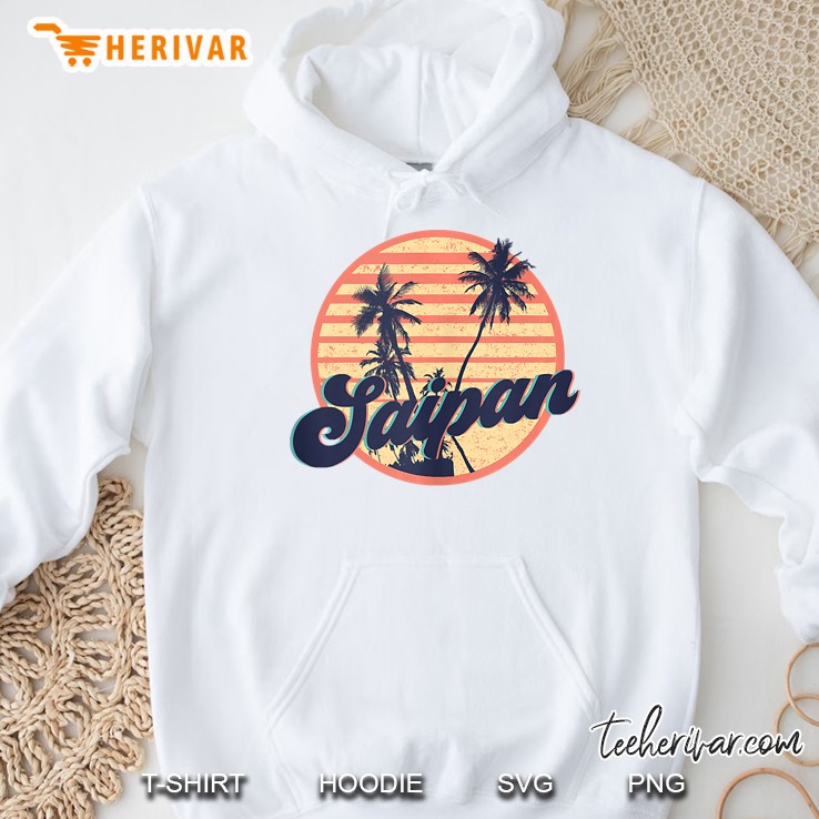 Saipan - Retro Vintage City Vacation Tank Top Hoodie