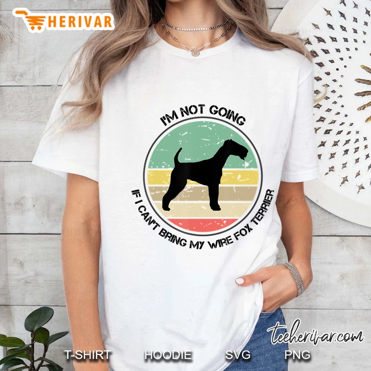 Wire Fox Terrier Funny Dog Dogs Retro Vintage Tee Hoodie