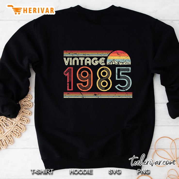 1985 Vintage Shirt, Birthday Gift Tee. Retro Style Sweatshirt