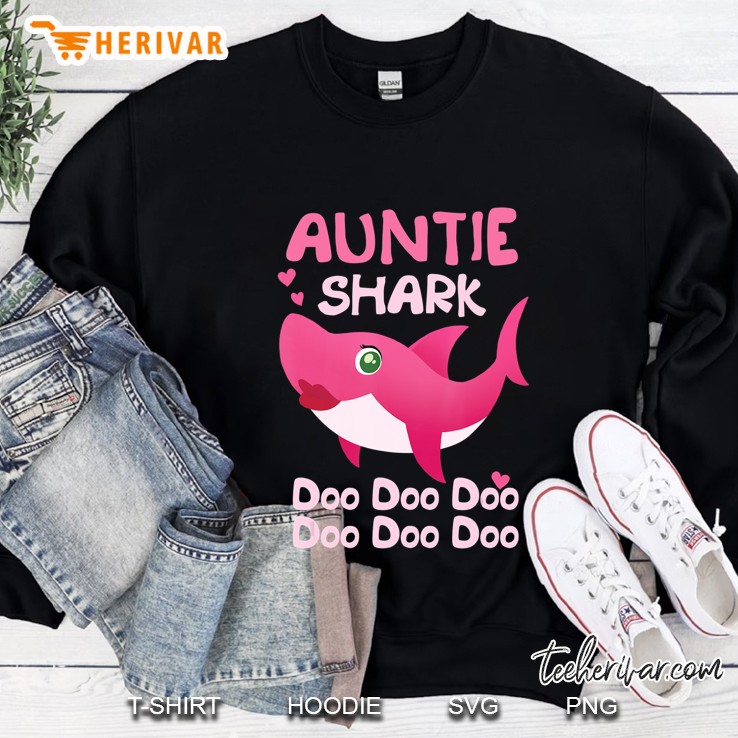 Aunt Shark Shirt Doo Doo Doo Mugs