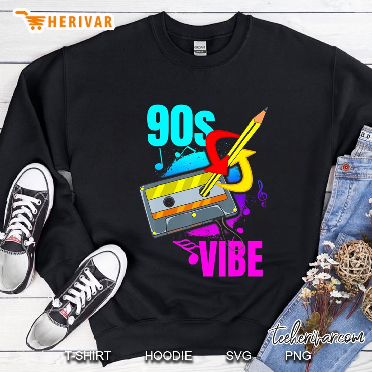 Cassette Tape Party Retro 90S Music Costume Gift 90S Vibe Sweatshirt