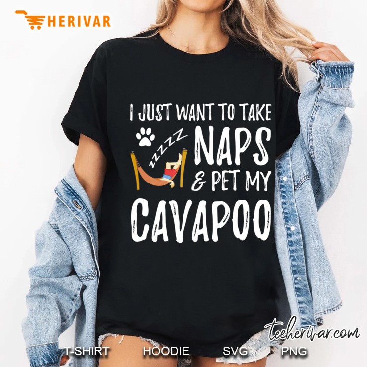 Cavapoo Mom Nap Funny Dog Mom Gift Idea Ladies Tee