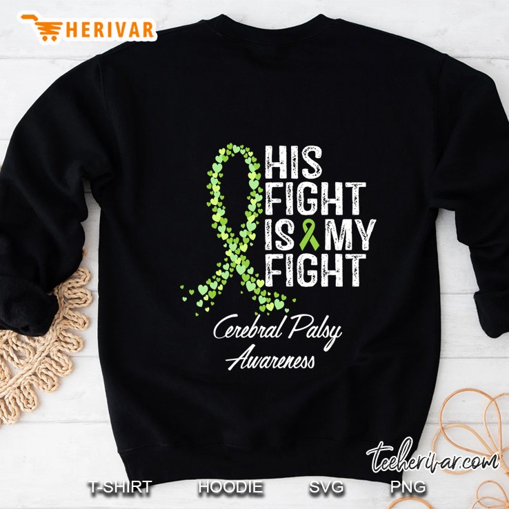 Cerebral Palsy Awareness Tshirt His Fight Tee Cp Gift Mugs