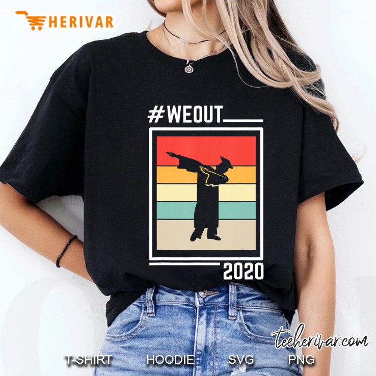 Dabbing Graduation Shirt Senior 2020 We Out Graduate Gift Ladies Tee