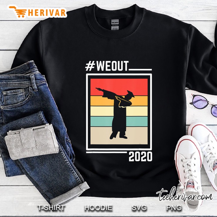 Dabbing Graduation Shirt Senior 2020 We Out Graduate Gift Sweatshirt