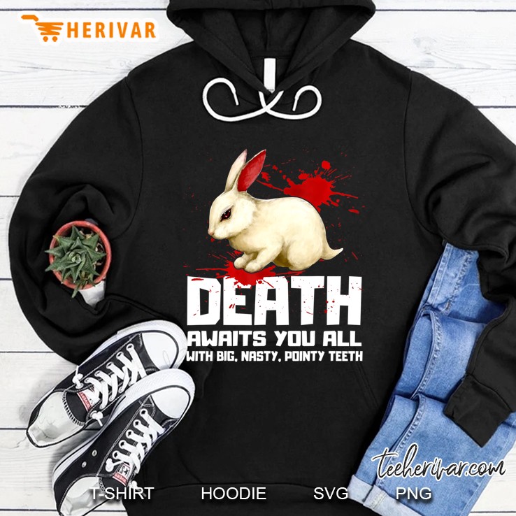 Death Awaits You All Funny Gift Tee Mugs