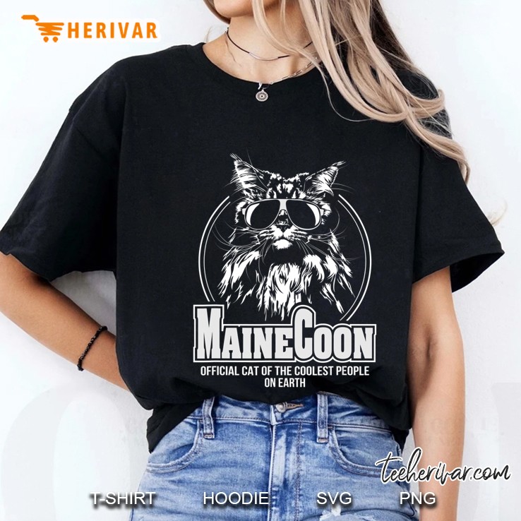 Funny Proud Maine Coon Cool Cat Shirt Tee Gift Ladies Tee