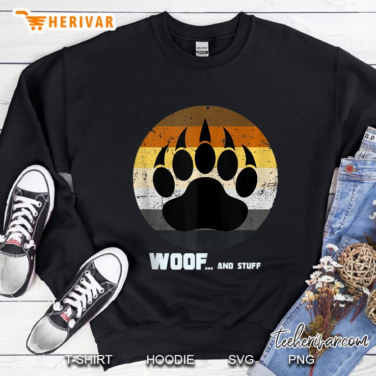 Gay Lgtb Bear Pride Paw Rainbow Tee Men Gift Sweatshirt