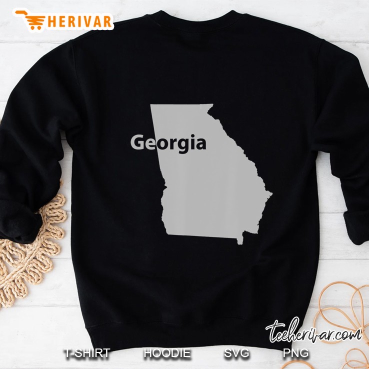 Georgia Map Outline State Home Pride Gift Sweatshirt