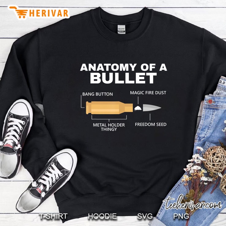 Gun Shirt, Anatomy Of A Bullet Funny Gun Owner Mugs