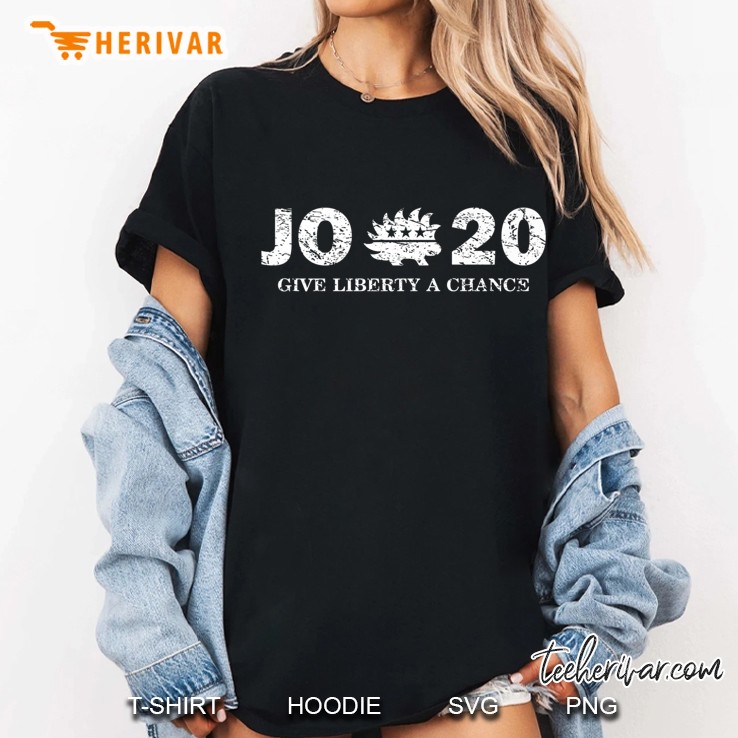 Jo Jorgensen Give Liberty A Chance In 2020 Presidential Poll Premium Ladies Tee
