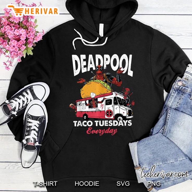 Marvel Deadpool Taco Tuesdays Everyday Food Truck Portrait Mugs