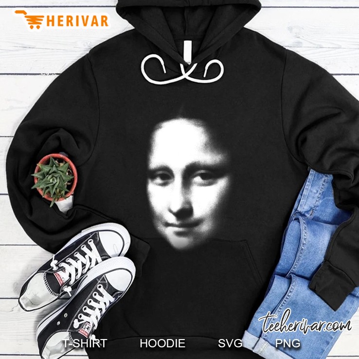Mona Lisa Face Hoodie
