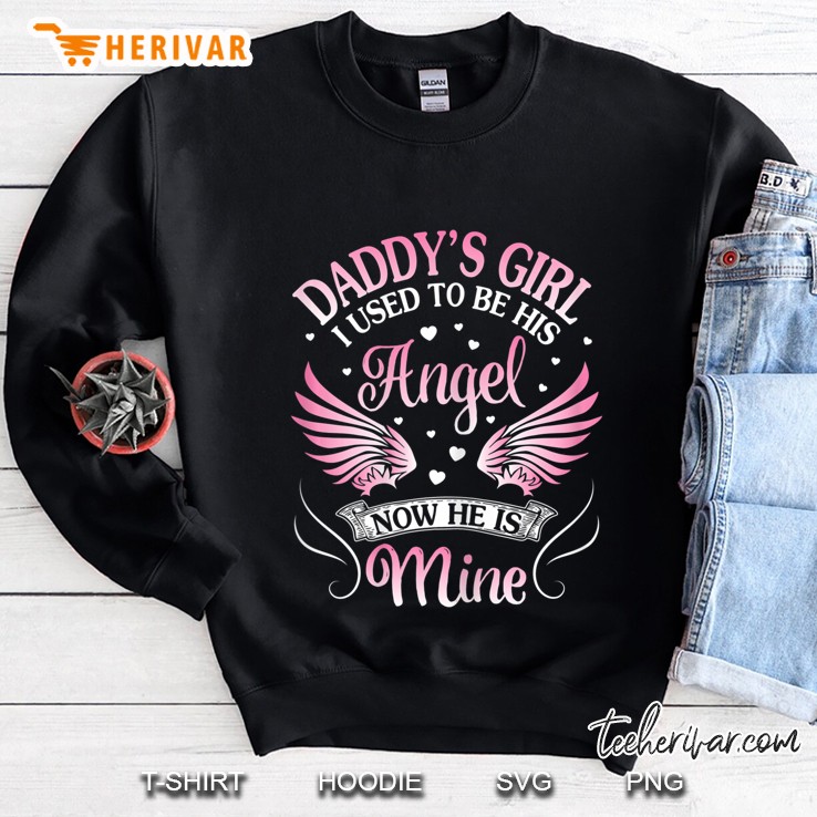 My Dad Is My Guardian Angel, Daddy's Girl Tshirt Daughter Mugs