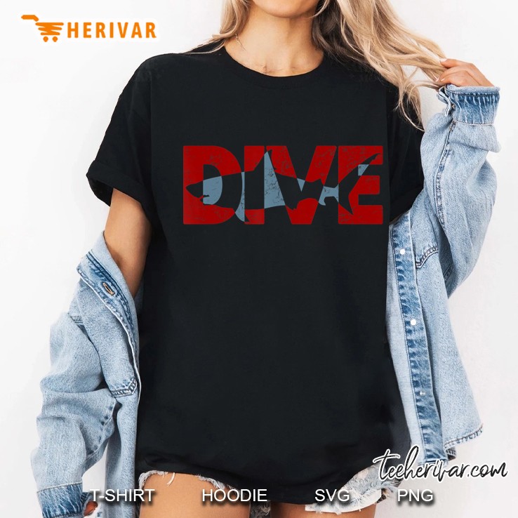 Scuba Diving Shark Cage Dive Gear Gift Ladies Tee