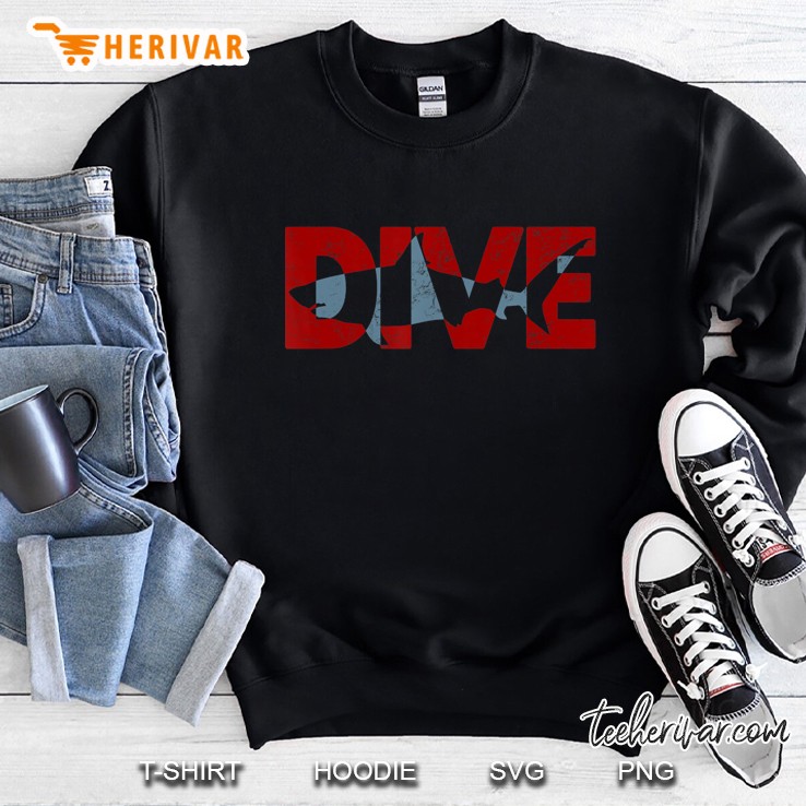 Scuba Diving Shark Cage Dive Gear Gift Sweatshirt