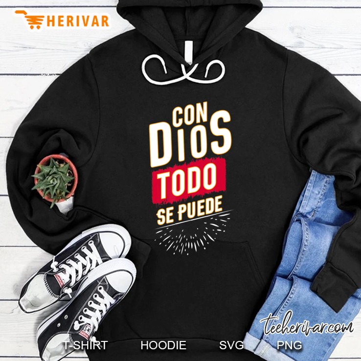 Spanish Religious For Hispanic Christians Gift Hoodie