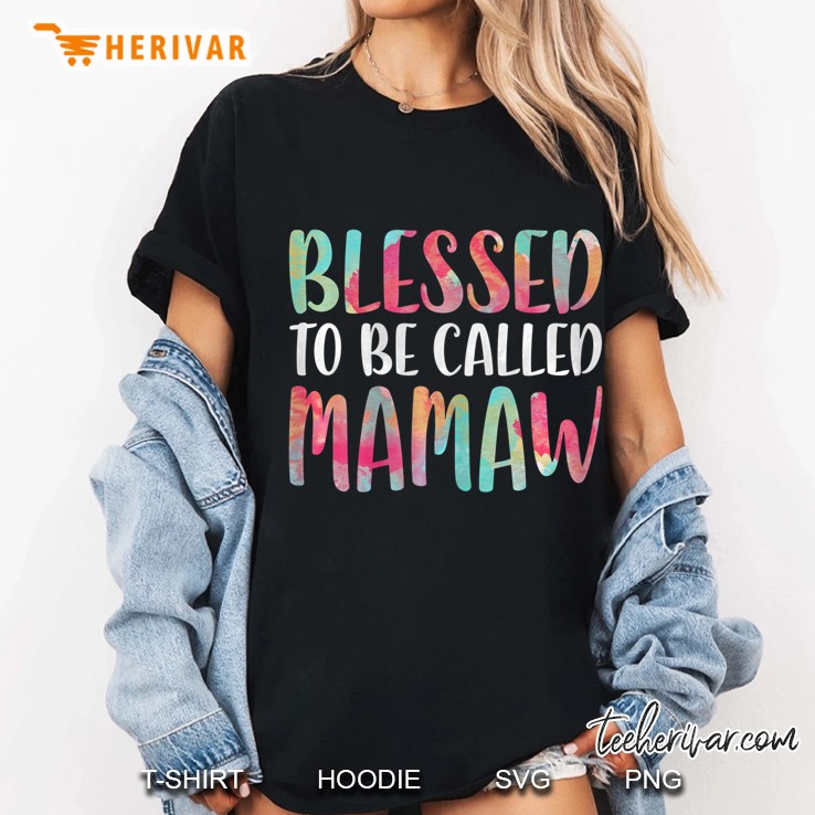 Womens Blessed To Be Called Mamaw Mother