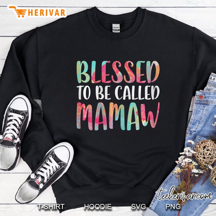 Womens Blessed To Be Called Mamaw Mother