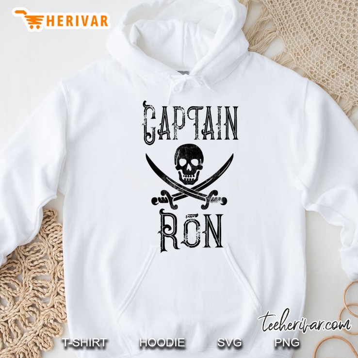 Cool Captain Ron Retro Personalized Pirate Boating Gift Mugs