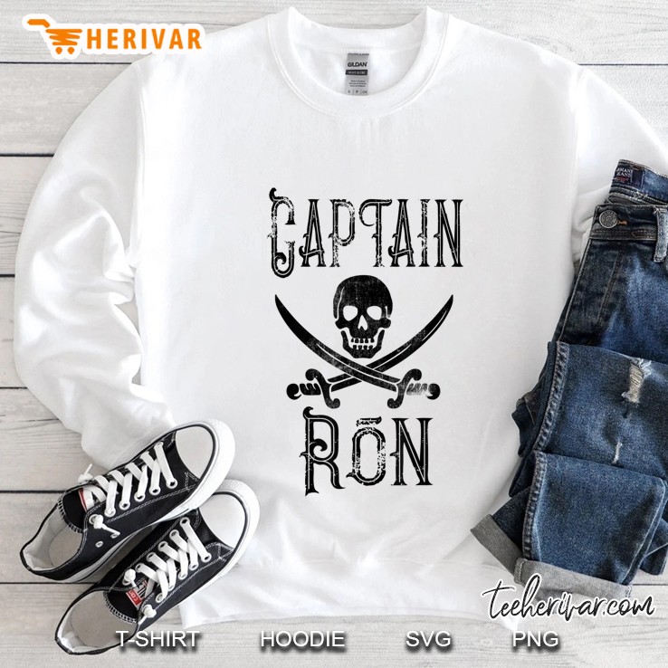 Cool Captain Ron Retro Personalized Pirate Boating Gift Mugs