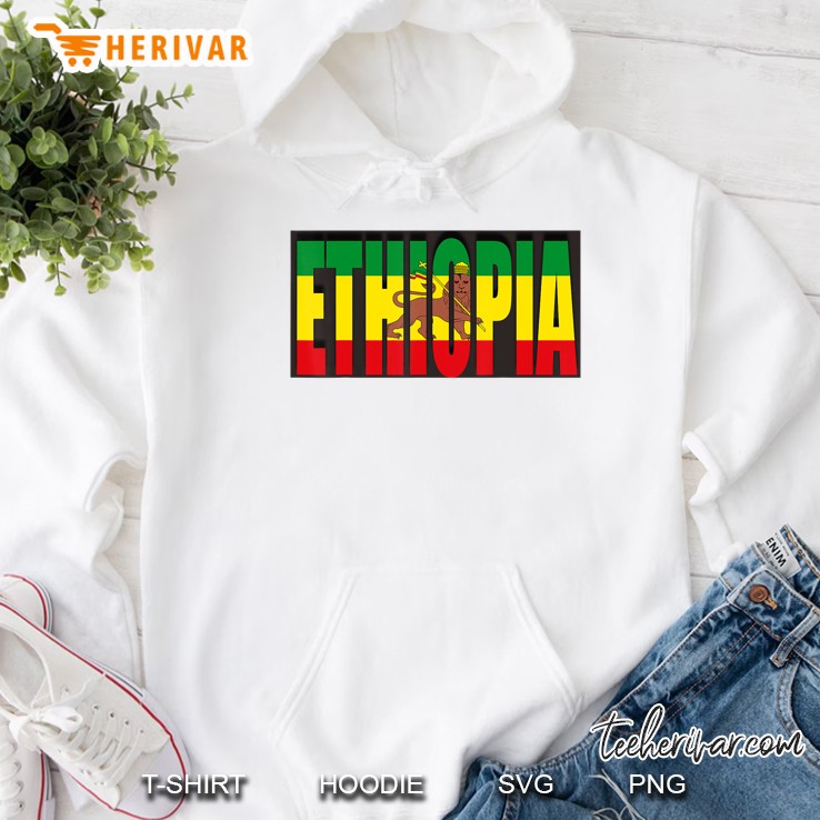 Ethiopian Flag In Ethiopia, Rastafarian, Ethiopia Flag Hoodie