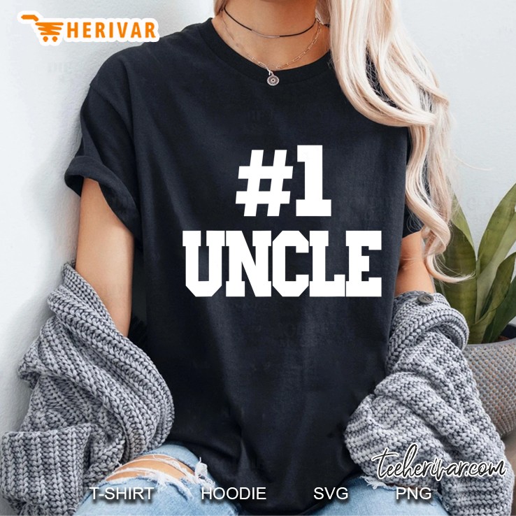 1 Uncle . Number One Uncle Hoodie