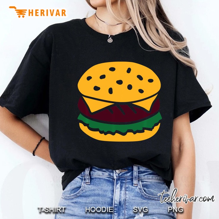 Cheeseburger Ladies Tee